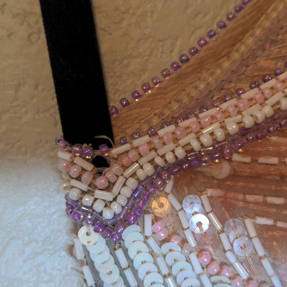 VTG Vintage Saks Fifth Avenue sequin long sleeve, large - Picture 10 of 13